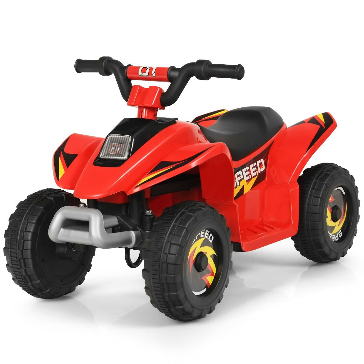 Quad Buggy Electrique Pour Enfant 6 V 4,5 Km-H MAX Voiture Pour Enfants De 3 Ans+ Blanc/Bleu/Noir/Rouge/Rose