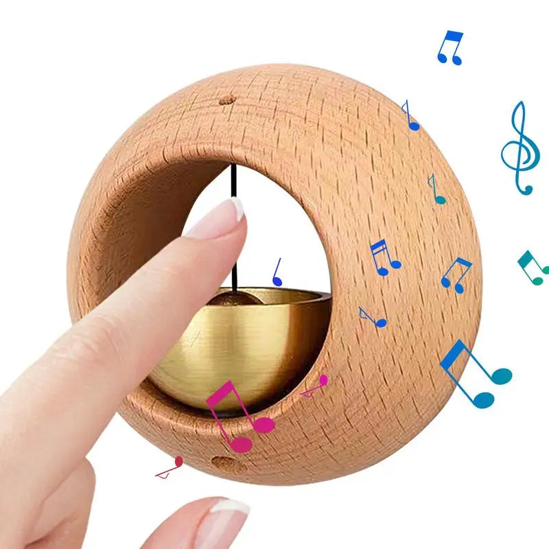 Beautiful Wooden Doorbell Chime Magnetic Wood Doorbell Wind Chime Wireless Doorbell Entrance Door Bell Decorative Wind Bell