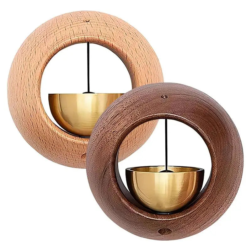 Beautiful Wooden Doorbell Chime Magnetic Wood Doorbell Wind Chime Wireless Doorbell Entrance Door Bell Decorative Wind Bell