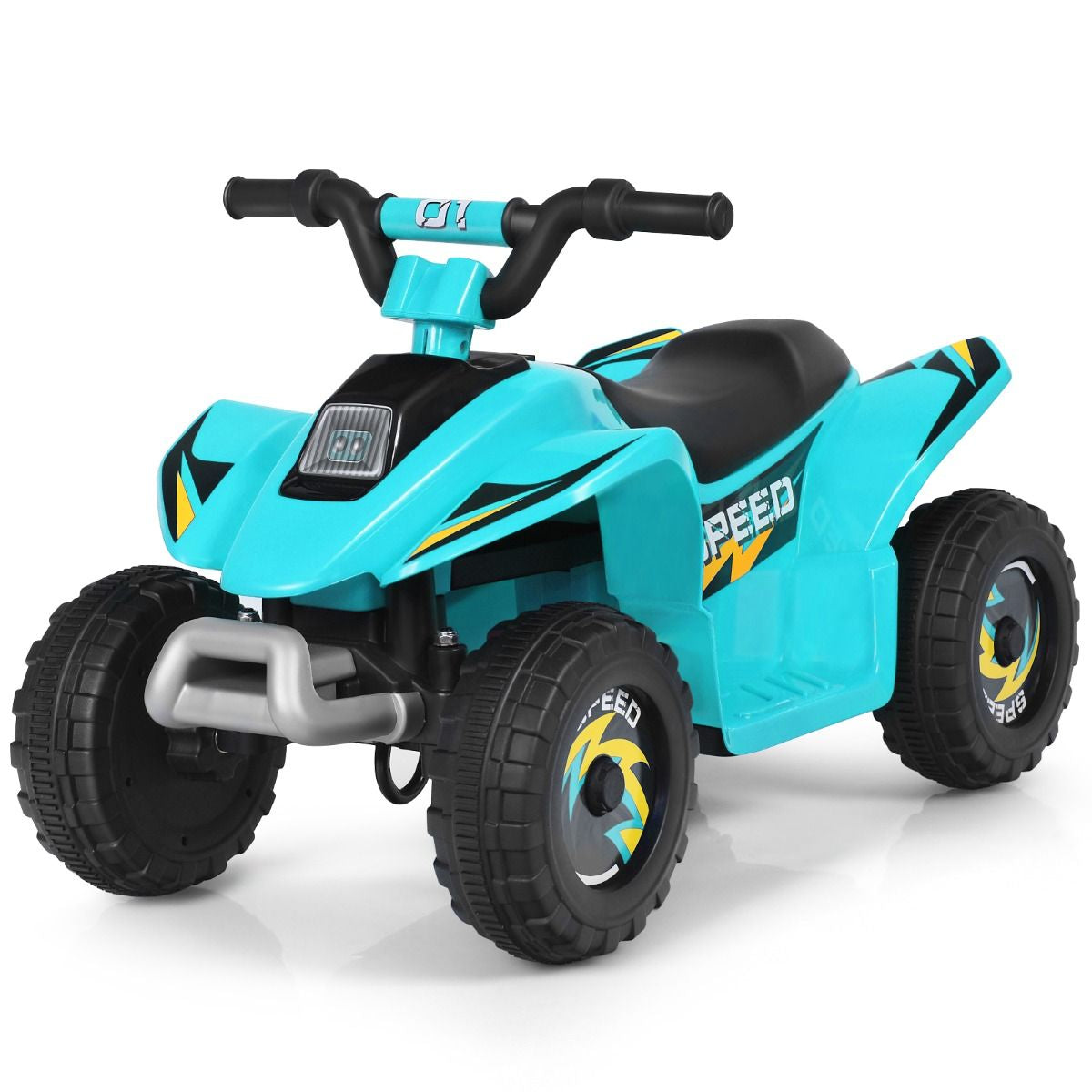 Quad Buggy Electrique Pour Enfant 6 V 4,5 Km-H MAX Voiture Pour Enfants De 3 Ans+ Blanc/Bleu/Noir/Rouge/Rose