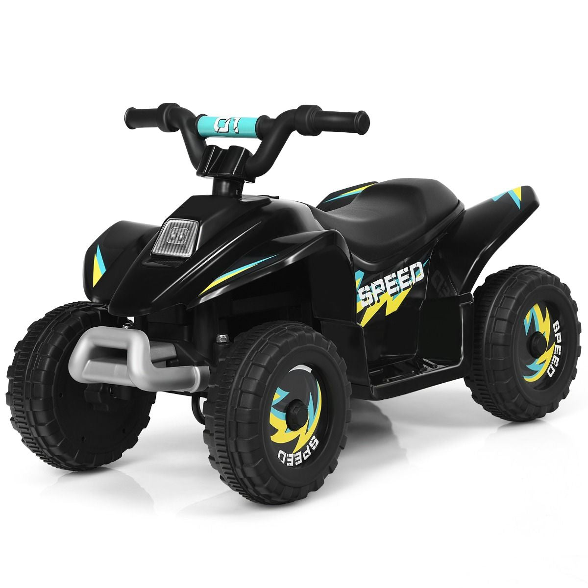 Quad Buggy Electrique Pour Enfant 6 V 4,5 Km-H MAX Voiture Pour Enfants De 3 Ans+ Blanc/Bleu/Noir/Rouge/Rose