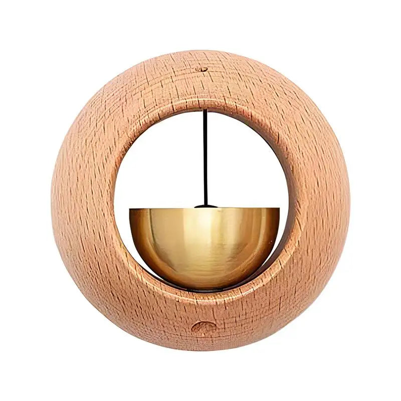 Beautiful Wooden Doorbell Chime Magnetic Wood Doorbell Wind Chime Wireless Doorbell Entrance Door Bell Decorative Wind Bell